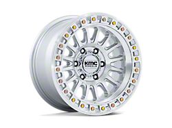 KMC IMS Gloss Silver with Machined Face 6-Lug Wheel; 17x8.5; 25mm Offset (05-15 Tacoma)