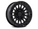 KMC IMS Matte Black with Gloss Black Lip 6-Lug Wheel; 17x8.5; -10mm Offset (05-15 Tacoma)