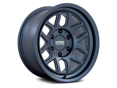 KMC Mesa Forged Monoblock Metallic Blue 6-Lug Wheel; 18x9; -12mm Offset (05-15 Tacoma)