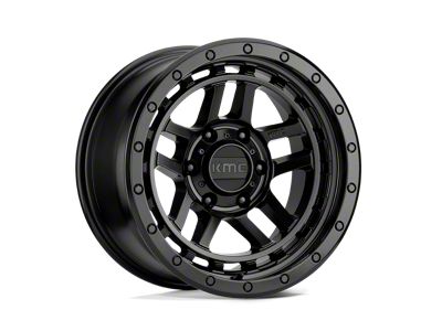 KMC Recon Satin Black 6-Lug Wheel; 17x9; -12mm Offset (05-15 Tacoma)