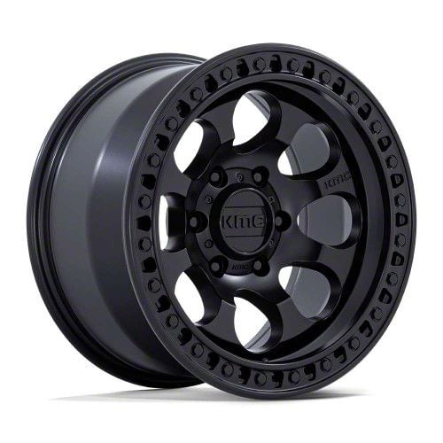 KMC Tacoma Riot SBL Satin Black 6-Lug Wheel; 18x9; 18mm Offset ...