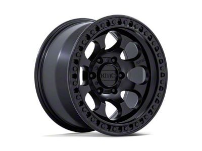 KMC Riot SBL Satin Black 6-Lug Wheel; 18x9; 18mm Offset (05-15 Tacoma)