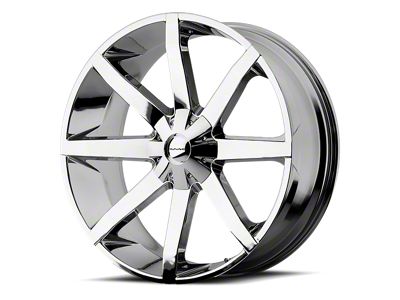 KMC Slide Chrome 5-Lug Wheel; 20x8.5; 38mm Offset (05-15 Tacoma)