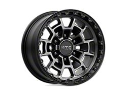 KMC Summit Satin Black with Gray Tint 6-Lug Wheel; 16x8; 0mm Offset (05-15 Tacoma)