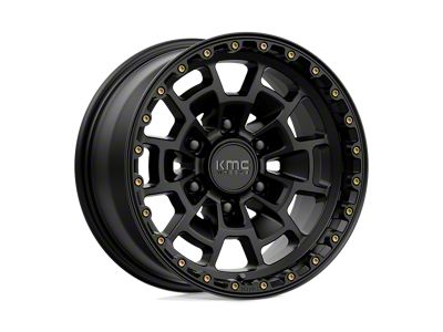 KMC Summit Satin Black 6-Lug Wheel; 16x8; 0mm Offset (05-15 Tacoma)