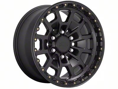 KMC Summit Satin Black 6-Lug Wheel; 17x8.5; 0mm Offset (05-15 Tacoma)