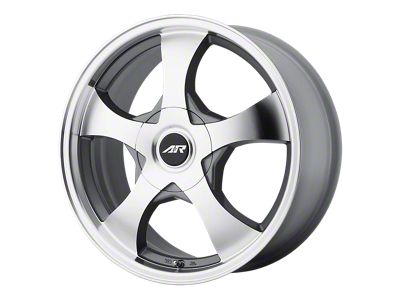 KMC Sync Satin Black with Gray Tint 6-Lug Wheel; 17x9; -12mm Offset (05-15 Tacoma)