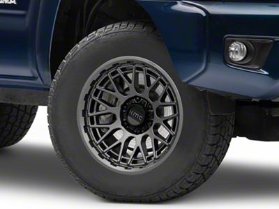 KMC Technic Anthracite 6-Lug Wheel; 17x8.5; 18mm Offset (05-15 Tacoma)