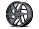 KMC Two Face Satin Black 6-Lug Wheel; 22x9; 15mm Offset (05-15 Tacoma)