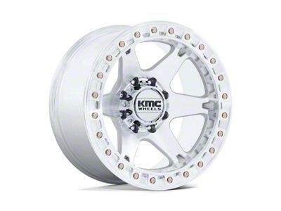 KMC VI Beadlock Machined 6-Lug Wheel; 17x9; -38mm Offset (05-15 Tacoma)