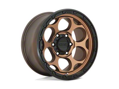 KMC Dirty Harry Matte Bronze with Black Lip 5-Lug Wheel; 18x8.5; 18mm Offset (07-13 Tundra)