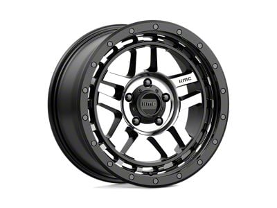 KMC Recon Satin Black Machined 5-Lug Wheel; 18x8.5; 18mm Offset (07-13 Tundra)