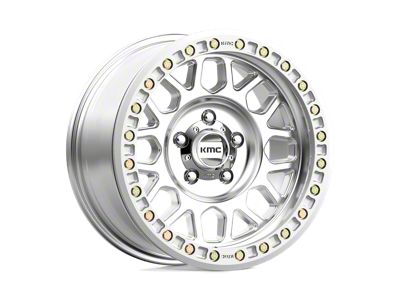 KMC Grenade Desert Beadlock Machined 6-Lug Wheel; 17x8.5; 0mm Offset (10-24 4Runner)