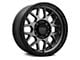 KMC Grenade Off-Road Matte Gray with Matte Black Lip 6-Lug Wheel; 18x8.5; 0mm Offset (10-24 4Runner)