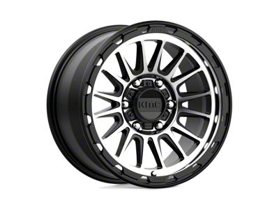 KMC Impact Satin Black Machined 6-Lug Wheel; 17x9; 18mm Offset (10-24 4Runner)