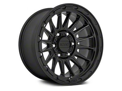 KMC Impact Satin Black 6-Lug Wheel; 17x8; 20mm Offset (10-24 4Runner)