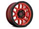 KMC Mesa Candy Red with Black Lip 6-Lug Wheel; 18x9; 18mm Offset (10-24 4Runner)