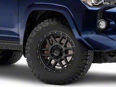 KMC Mesa Satin Black with Gray Tint 6-Lug Wheel; 18x9; 18mm Offset (10-24 4Runner)