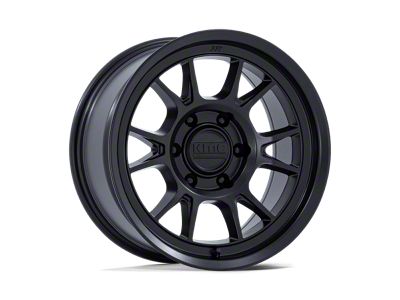 KMC Range Matte Black 6-Lug Wheel; 17x8.5; 0mm Offset (10-24 4Runner)