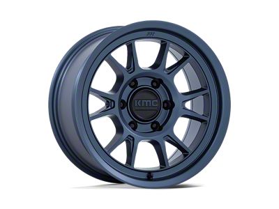 KMC Range Metallic Blue 6-Lug Wheel; 17x8.5; -10mm Offset (10-24 4Runner)