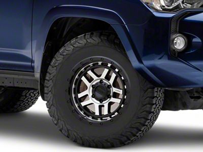 KMC Recon Satin Black Machined 6-Lug Wheel; 17x8.5; 18mm Offset (10-24 4Runner)