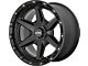 KMC Signal Satin Black 6-Lug Wheel; 17x9; 0mm Offset (10-24 4Runner)