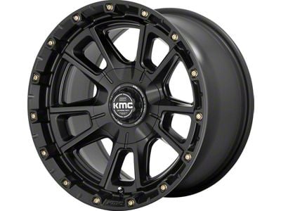 KMC Sync Satin Black 6-Lug Wheel; 17x9; 18mm Offset (10-24 4Runner)