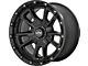 KMC Sync Satin Black 6-Lug Wheel; 17x9; 18mm Offset (10-24 4Runner)