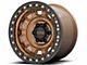 KMC Tank Beadlock Matte Bronze 6-Lug Wheel; 17x9; -15mm Offset (10-24 4Runner)