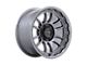KMC Wrath Matte Anthracite 6-Lug Wheel; 17x8.5; 0mm Offset (10-24 4Runner)