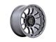 KMC Wrath Matte Anthracite 6-Lug Wheel; 17x8.5; 0mm Offset (10-24 4Runner)