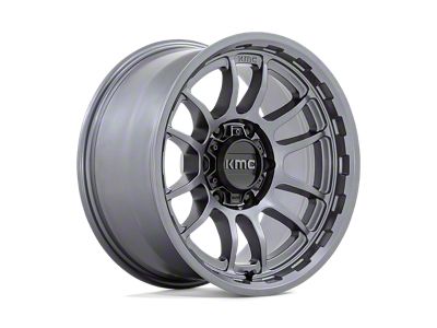 KMC Wrath Matte Anthracite 6-Lug Wheel; 17x8.5; -10mm Offset (10-24 4Runner)