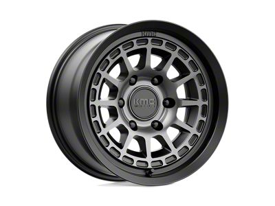 KMC Canyon Satin Black with Gray Tint 6-Lug Wheel; 16x8; 0mm Offset (16-23 Tacoma)