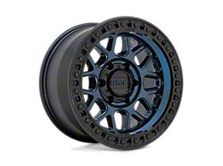 KMC GRS Midnight Blue with Gloss Black Lip 6-Lug Wheel; 18x8.5; 0mm Offset (16-23 Tacoma)