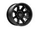 KMC Trail Satin Black 6-Lug Wheel; 17x9; -12mm Offset (16-23 Tacoma)