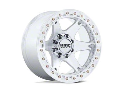 KMC VI Beadlock Machined 6-Lug Wheel; 17x9; -38mm Offset (16-23 Tacoma)