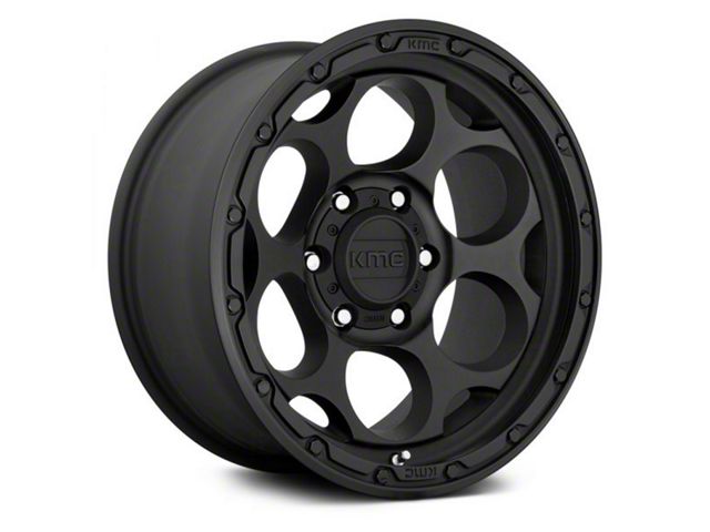 KMC Dirty Harry Textured Black 6-Lug Wheel; 18x8.5; 0mm Offset (2024 Tacoma)