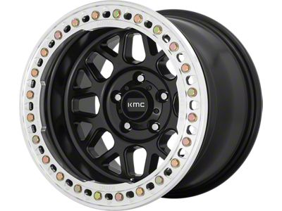 KMC Grenade Crawl Satin Black 6-Lug Wheel; 20x10; -48mm Offset (2024 Tacoma)