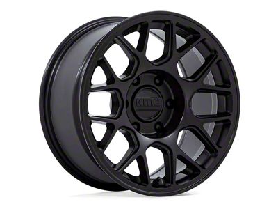 KMC Hatchet Matte Black 6-Lug Wheel; 17x8.5; 25mm Offset (2024 Tacoma)