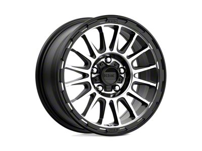 KMC Impact Satin Black Machined 6-Lug Wheel; 17x8.5; 0mm Offset (2024 Tacoma)