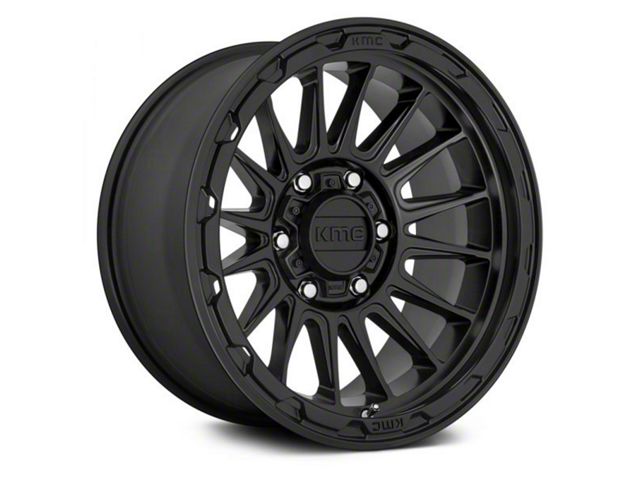 KMC Impact Satin Black 6-Lug Wheel; 17x8; 35mm Offset (2024 Tacoma)