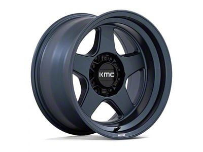 KMC Lobo Metallic Blue 6-Lug Wheel; 17x9; -38mm Offset (2024 Tacoma)
