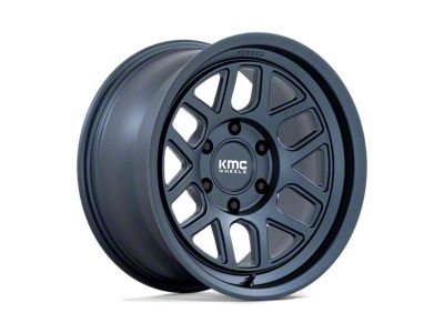 KMC Mesa Forged Monoblock Metallic Blue 6-Lug Wheel; 17x8.5; -10mm Offset (2024 Tacoma)