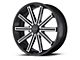 KMC Nerve Gloss Black Machined 6-Lug Wheel; 22x9; 38mm Offset (2024 Tacoma)