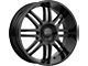 KMC Regulator Gloss Black 6-Lug Wheel; 22x9.5; 30mm Offset (2024 Tacoma)