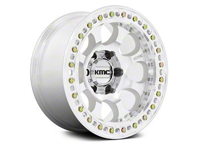 KMC Riot Beadlock Machined 6-Lug Wheel; 17x9; -38mm Offset (2024 Tacoma)