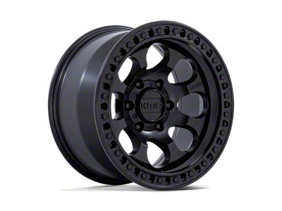 KMC Riot SBL Satin Black 6-Lug Wheel; 17x8.5; 10mm Offset (2024 Tacoma)