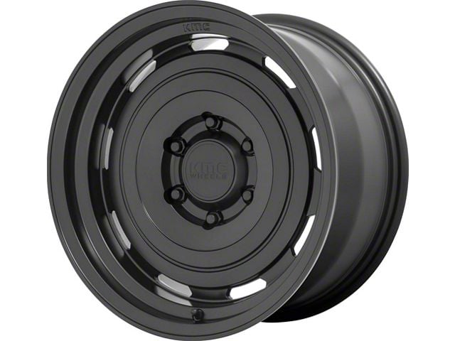 KMC Roswell Satin Black 6-Lug Wheel; 17x8.5; 18mm Offset (2024 Tacoma)