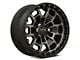KMC Summit Satin Black with Gray Tint 6-Lug Wheel; 17x8.5; 18mm Offset (2024 Tacoma)