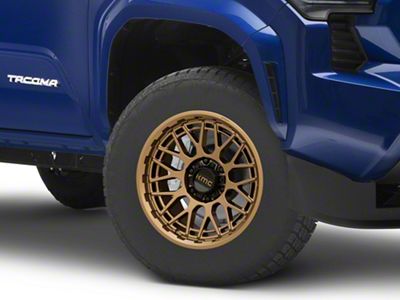 KMC Technic Matte Bronze 6-Lug Wheel; 17x8.5; 0mm Offset (2024 Tacoma)